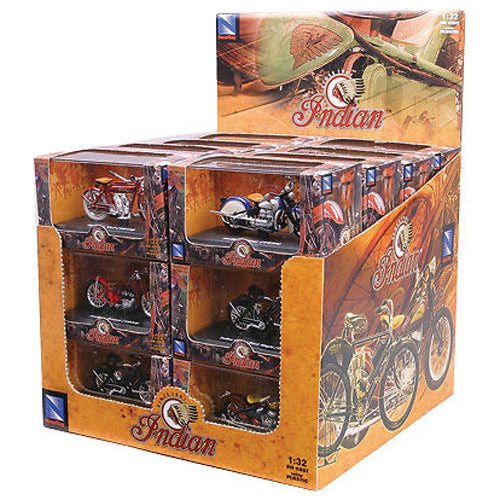 1:32 D/C INDIAN BIKE 24PCS