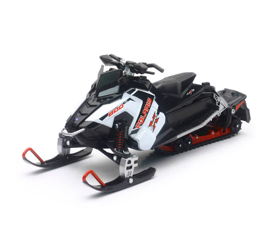 NEWRAY 1/16 POLARIS SWITCHBACKPRO-X 800 SNOWMOBILE (WHITE)