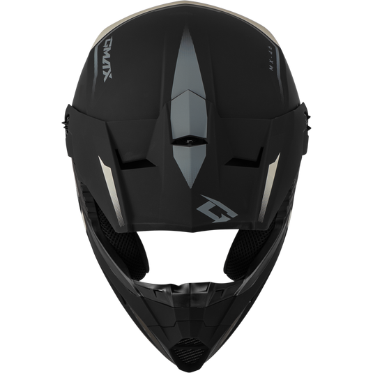 MX-46 COMPOUND HELMET MATTE BLACK/GREY/WHITE YS D3464420 image 3