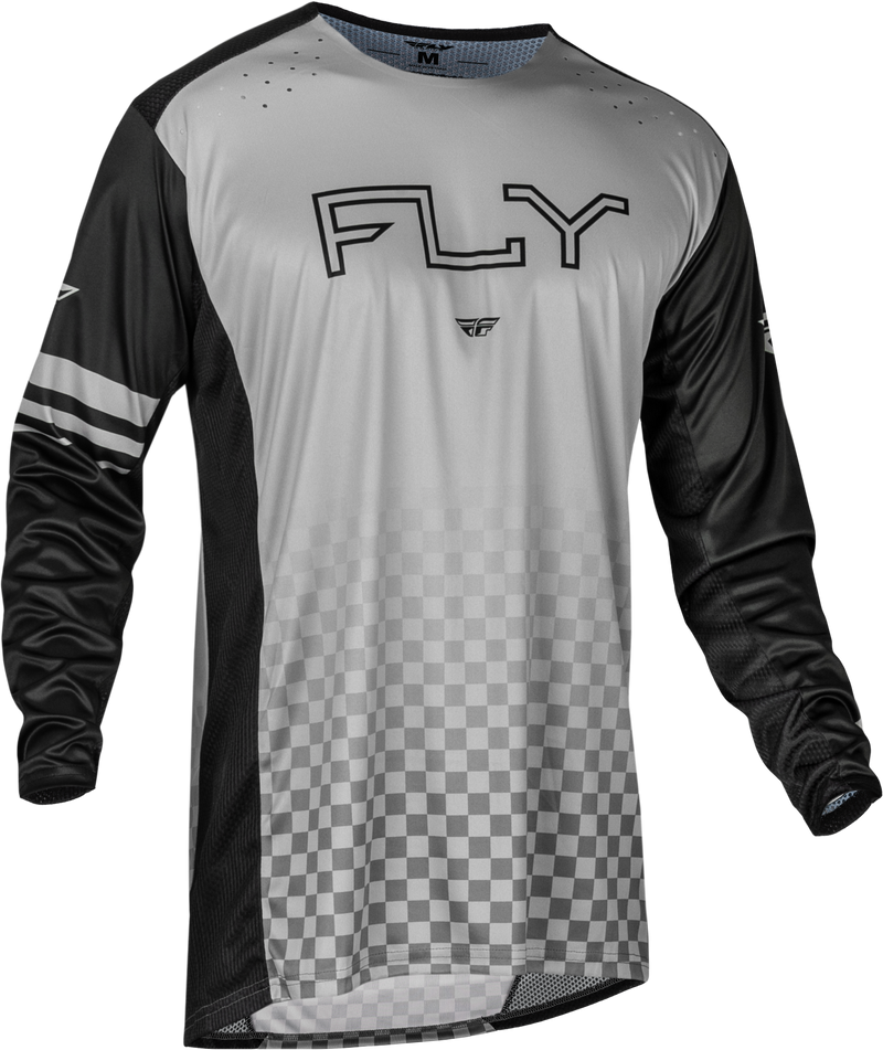 Load image into Gallery viewer, YOUTH RAYCE BICYCLE JERSEY BLACK/GREY YS 377-051YS image 1
