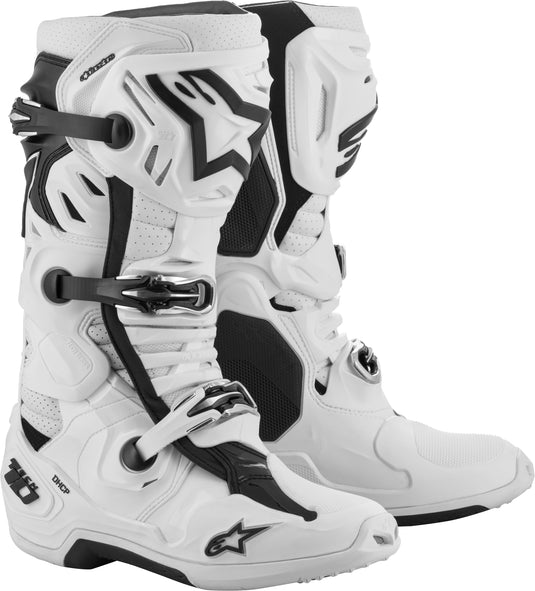 TECH 10 SUPERVENTED BOOTS WHITE SZ 09 2010520-20-9 image 1
