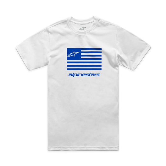 FLAG CSF TEE WHITE/BLUE LG 1214-73130-2072-L image 1