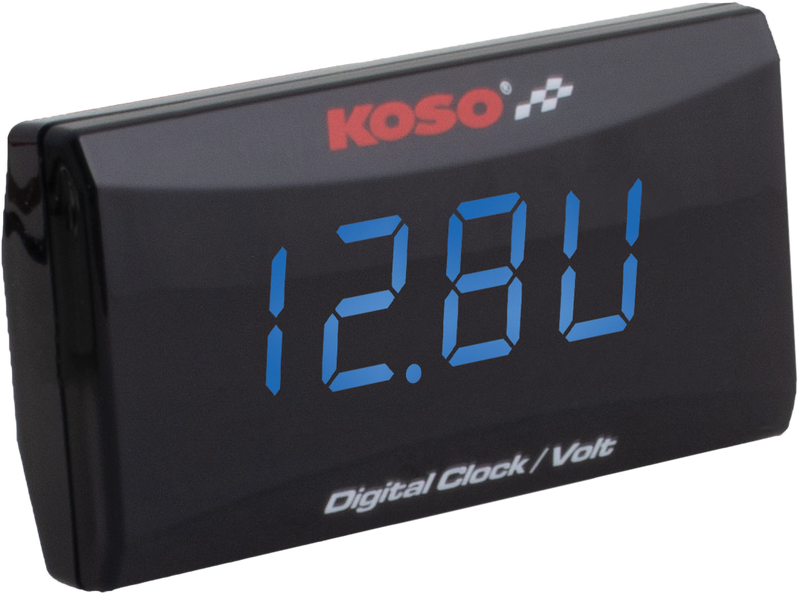 Load image into Gallery viewer, SUPER SLIM CLOCK / VOLT METER BLUE DISPLAY BA024B50 image 3
