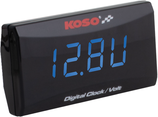 SUPER SLIM CLOCK / VOLT METER BLUE DISPLAY BA024B50 image 3