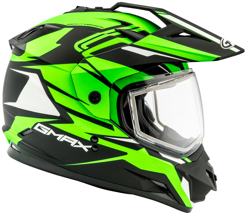 Load image into Gallery viewer, GM-11S DUAL-SPORT VERTICAL SNOW HELMET BLK/NEON GREEN 2X G2111678 F.TC-23 image 2
