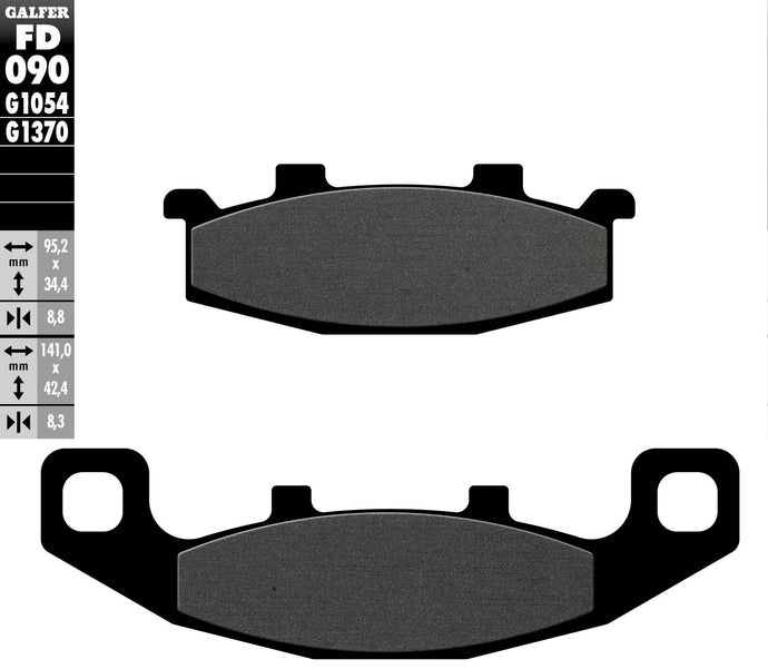 BRAKE PADS SEMI METALLIC FD090G1054 FD090G1054 image 1