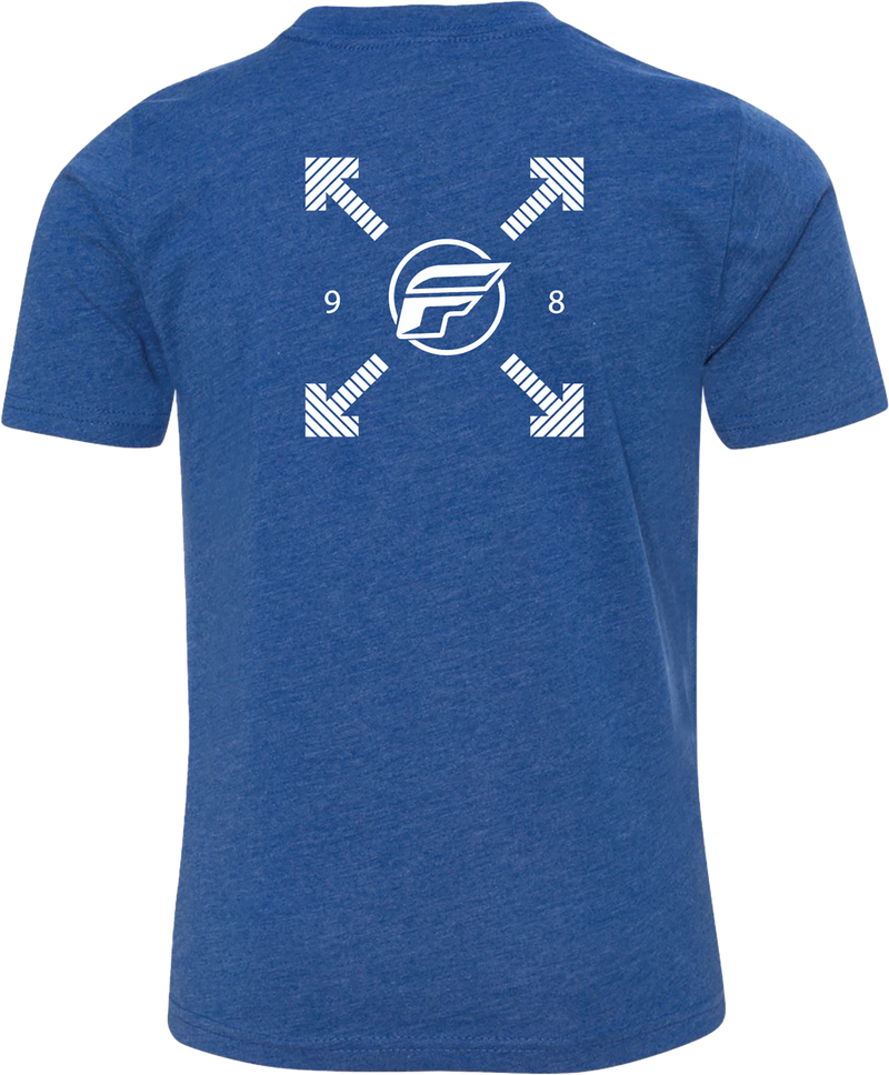 Load image into Gallery viewer, YOUTH FLY LOST TEE ROYAL BLUE YL 354-0324YL image 2
