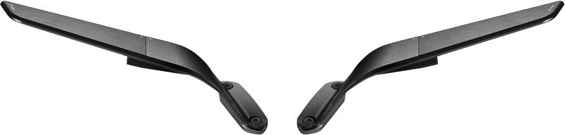 Load image into Gallery viewer, STEALTH SPORT MIRROR BLACK PAIR DUC BSS040B image 3
