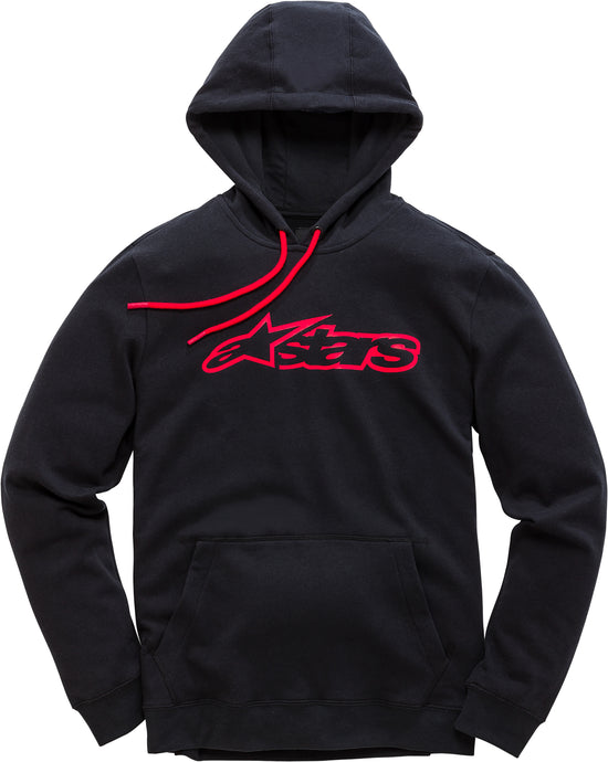 BLAZE PULLOVER HOODIE BLACK/RED 2X 1037-53113-1030-2XL image 1