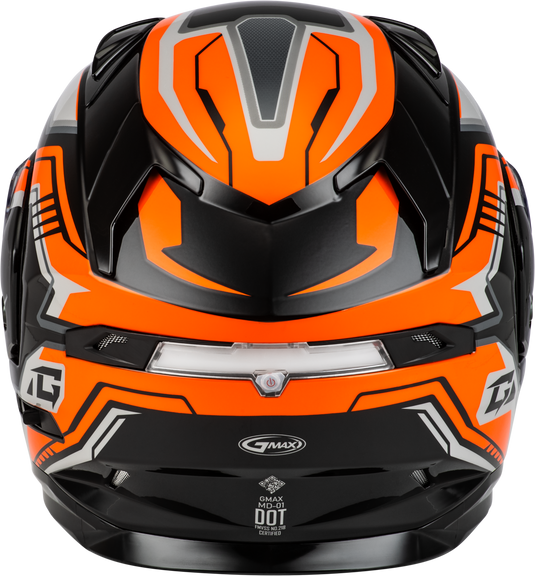 MD-01S TRANSISTOR SNOW HELMET ORANGE/BLACK SM M20139284 image 2
