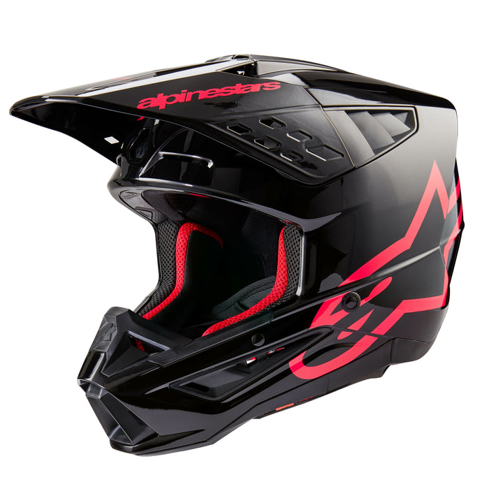 S-M5 CORP HELMET BLACK/DIVA PINK GLOSSY XS 8306423-1839-XS image 1