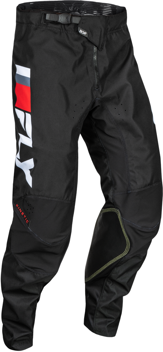 YOUTH KINETIC PRIX PANTS RED/GREY/WHITE SZ 18 377-43218 image 1