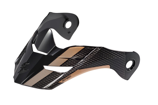 EXO-AT960 PEAK VISOR HICKS BLACK/GOLD 52-960-10 image 1