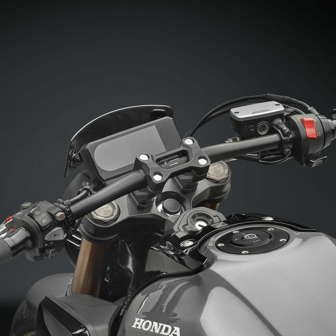 HANDLEBAR DRAG BLACK DIA 22-29MM/H 0MM/W 755MM MA015B image 1
