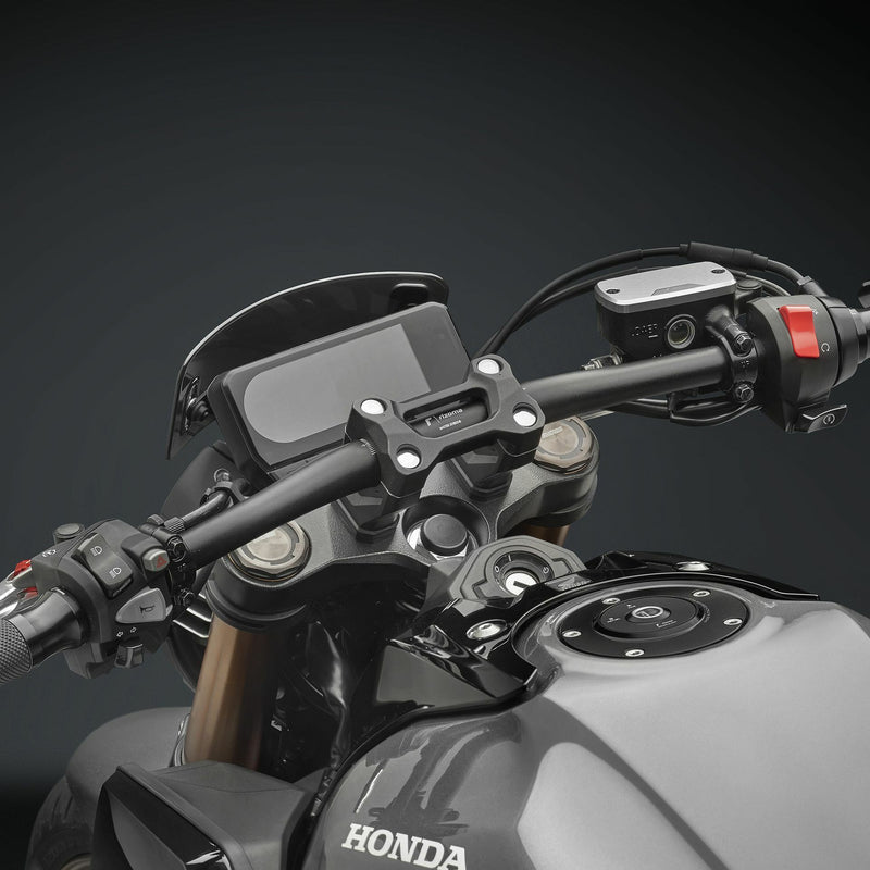 Load image into Gallery viewer, HANDLEBAR DRAG BLACK DIA 22-29MM/H 0MM/W 755MM MA015B image 1
