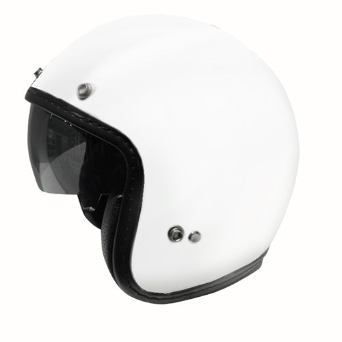 ZOAN 3/4 RETRO OPEN FACE HELMET - WHITE - 2XL