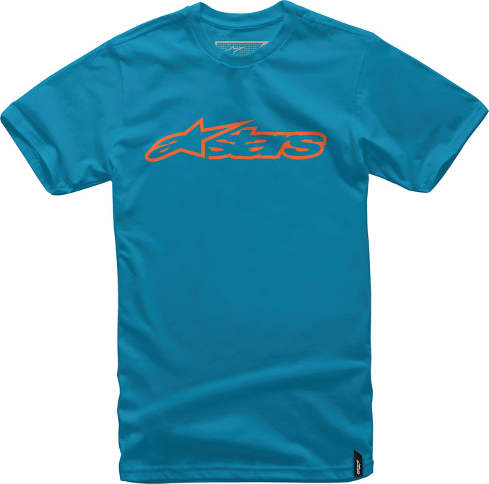 BLAZE TEE TURQUOISE/ORANGE LG 1032-72032-7640-LG image 1