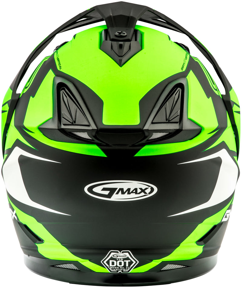 Load image into Gallery viewer, GM-11S DUAL-SPORT VERTICAL SNOW HELMET BLK/NEON GREEN MD G2111675 F.TC-23 image 4
