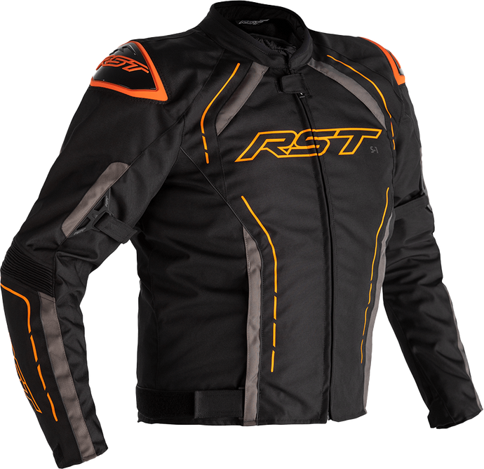 S1 CE JACKET BLK/GREY/NEON ORG TXTL MD 102559ORG-42 image 1