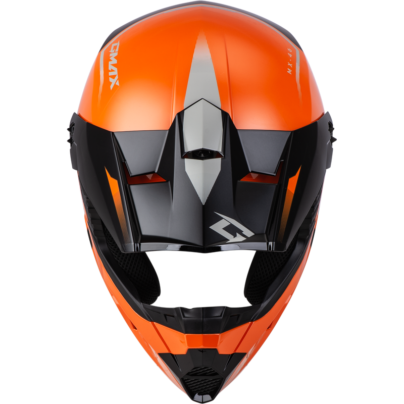 Load image into Gallery viewer, MX-46 COMPOUND HELMET ORANGE/BLACK/GREY XS D3464283 image 3
