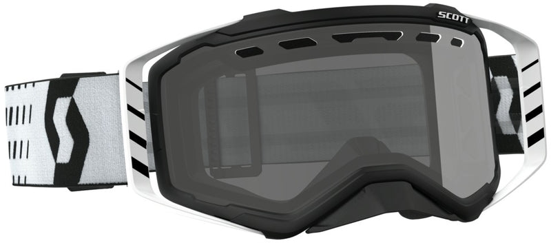 Load image into Gallery viewer, PROSPECT ENDURO GOGGLE BLACK/WHITE W/GREY LENS 262591-1007328 image 1
