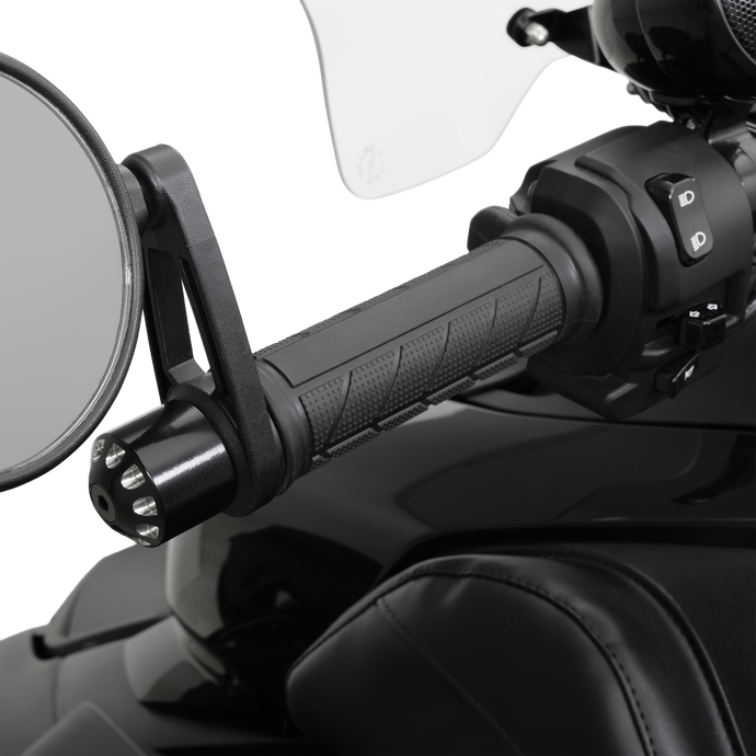 INFERNO HEATED GRIPS BLACK CAN 17-454BK image 1