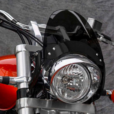 FLYSCREEN WINDSCREEN DARK SMOKE BLACK HARDWARE N2533-002 image 1