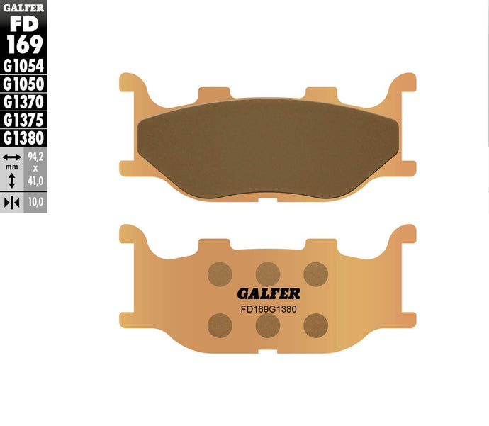 BRAKE PADS SINTERED FD169G1380 FD169G1380 image 1