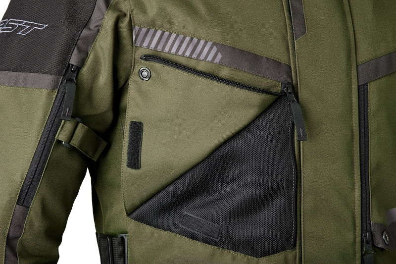 Load image into Gallery viewer, MAVERICK EVO CE JACKET KHAKI/GREY TEXTILE LG 103198GRN-44 image 4
