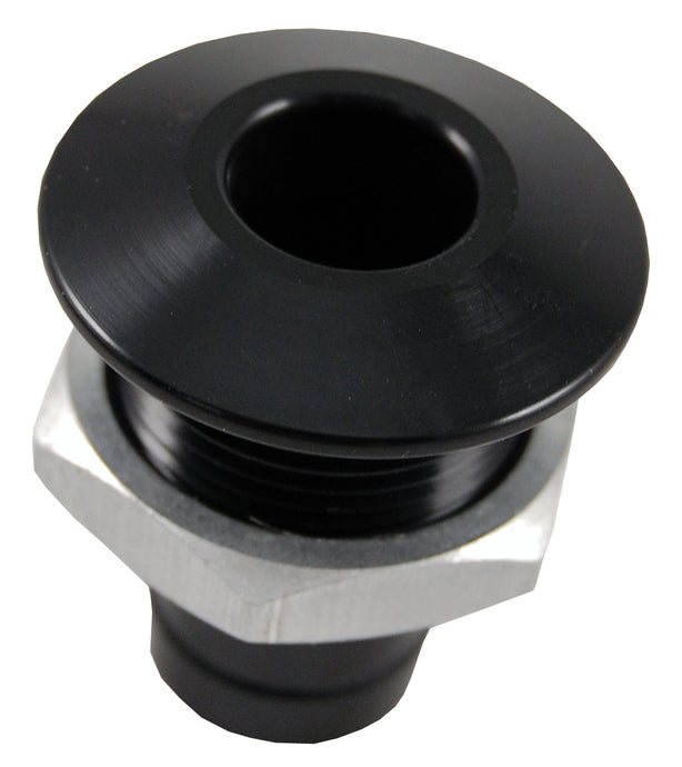 BILLET THRU-HULL WATER FITTING BILGE PUMP OUTLET BLACK 04-03-021 image 1