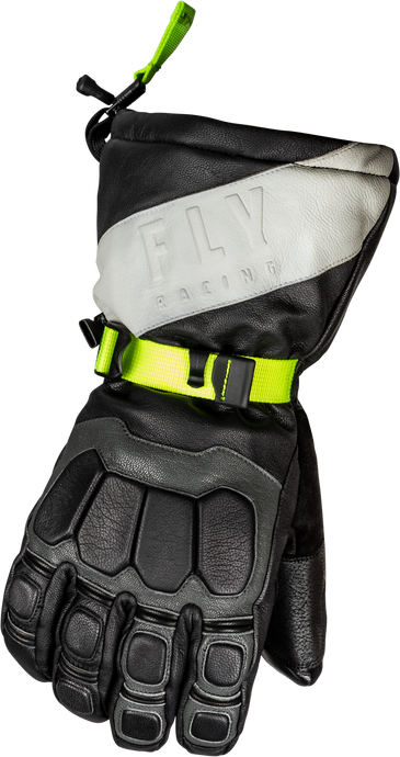 GLACIER GLOVES BLACK/GREY/HI-VIS XS 363-3941XS image 1