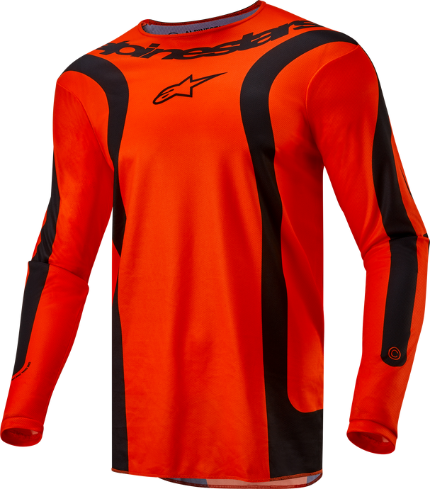FLUID LURV JERSEY HOT ORANGE/BLACK LG 3762024-411-L image 1