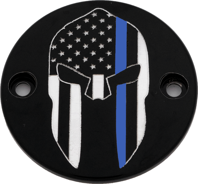 M8 TIMER COVER SPARTA BLUE LINE BLACK LE02-63BG image 1
