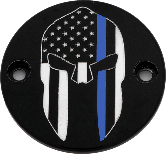 M8 TIMER COVER SPARTA BLUE LINE BLACK LE02-63BG image 1