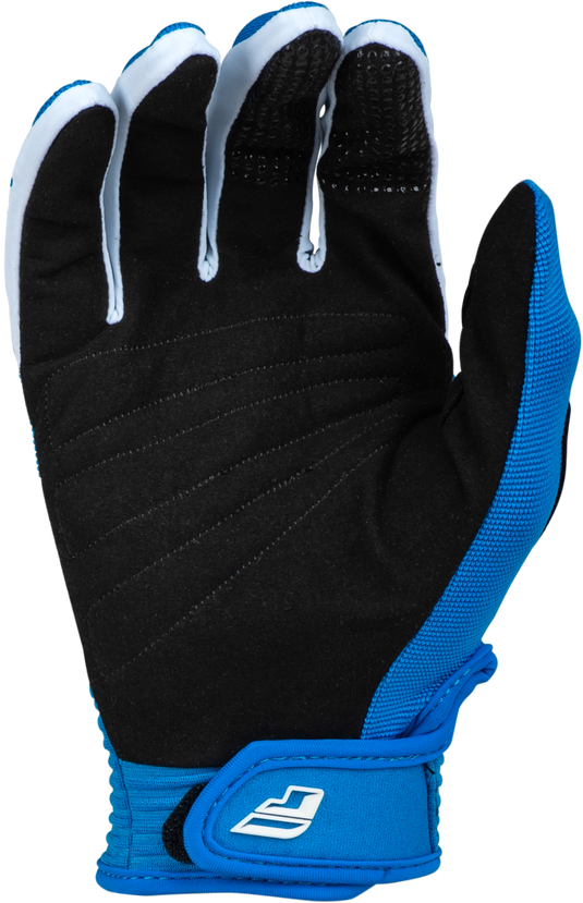 YOUTH F-16 GLOVES TRUE BLUE/WHITE YS 377-213YS image 2