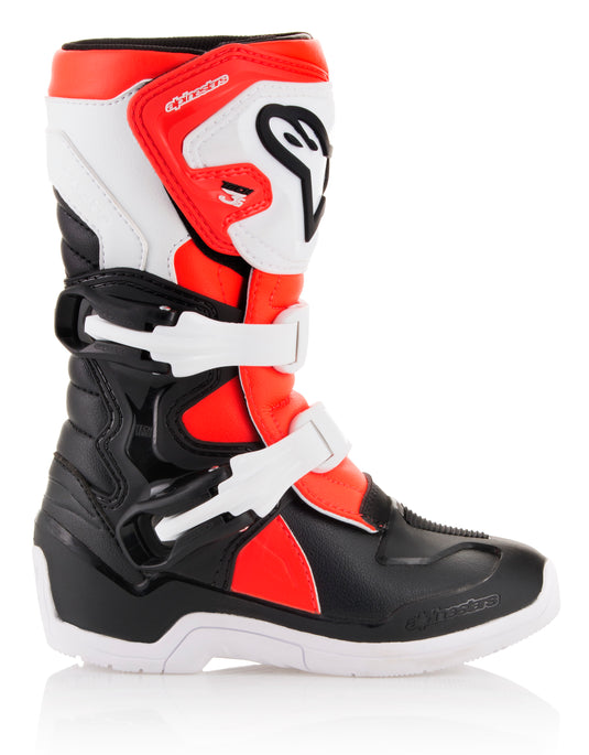 TECH 3S BOOTS BLACK/WHITE/RED SZ Y10 2014518-1231-10 image 4