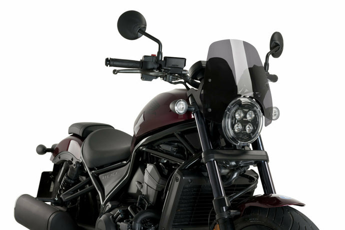 WINDSCREEN NNG SPORT DARK SMOKE HON 20819F image 1