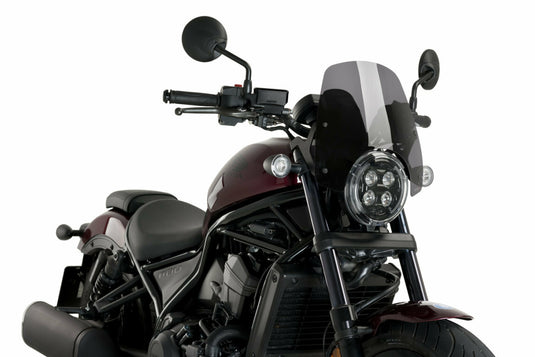 WINDSCREEN NNG SPORT DARK SMOKE HON 20819F image 1