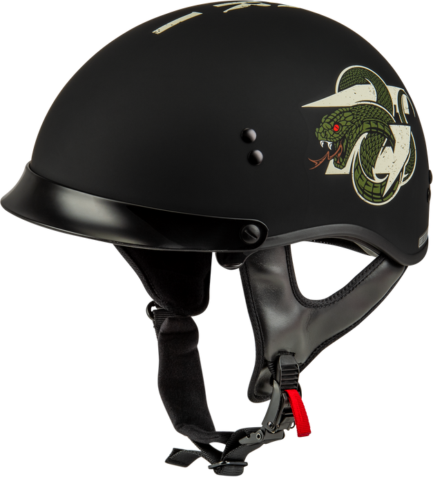 HH-65 DRK1 HELMET W/ PEAK MATTE BLACK/BONE XL H965121047 image 1