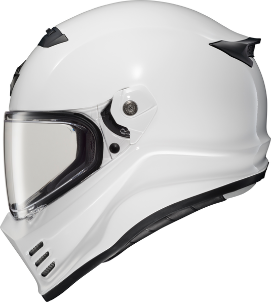 COVERT FX FULL FACE HELMET GLOSS WHITE XL CFX-0056 image 2