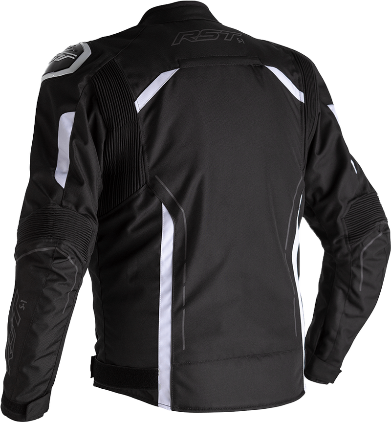 Load image into Gallery viewer, S1 CE JACKET BLACK/BLACK/WHITE TEXTILE 4XL 102559WHI-52 image 2
