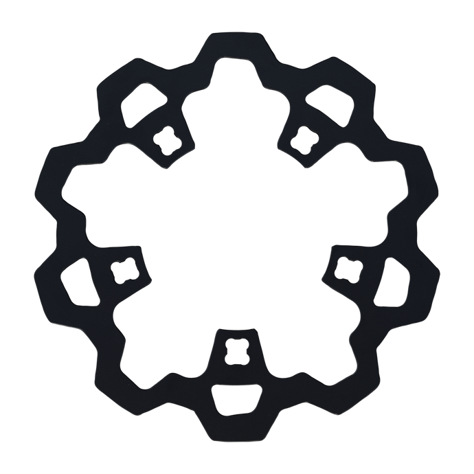 ENFORCER 1 PIECE ROTOR FRONT BLACK 11.8 3-231 image 1