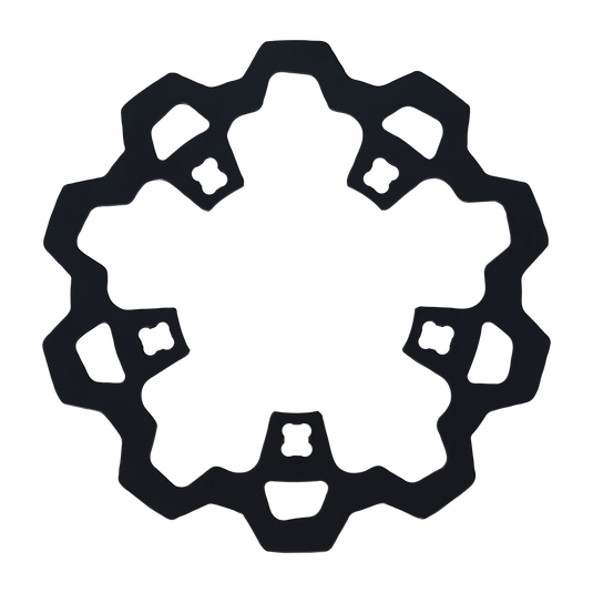 ENFORCER 1 PIECE ROTOR FRONT BLACK 11.8 3-231 image 1