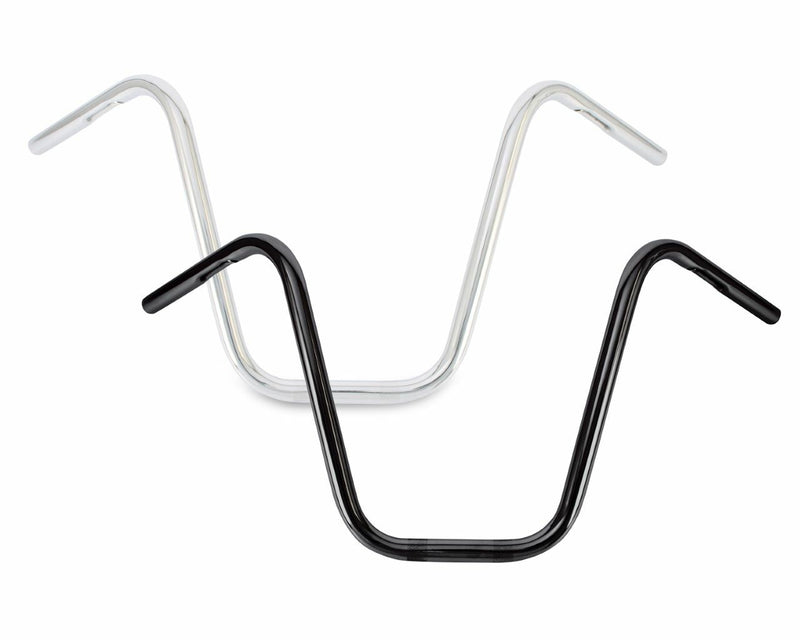 Load image into Gallery viewer, NARROW 14&quot; APEHANGERS 1&quot; BLACK B28-337 image 1
