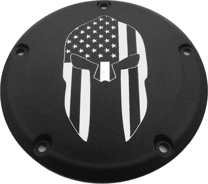 6   M8 SOFTAIL DERBY COVER SPARTAIN BLACK PATR20-67BG image 1
