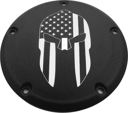 6   M8 SOFTAIL DERBY COVER SPARTAIN BLACK PATR20-67BG image 1