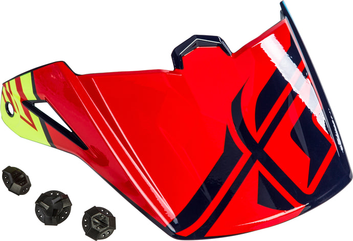 ELITE GUILD VISOR RED/BLUE/HI-VIS 73-88123 image 1