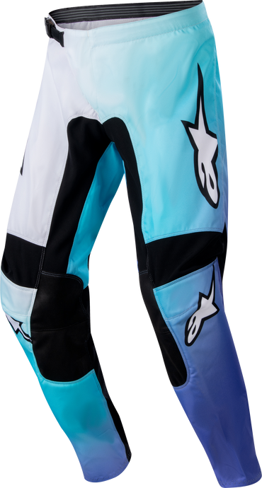 STELLA FLUID PANT WHITE/TURQUOISE SZ 32 3752724-276-32 image 1