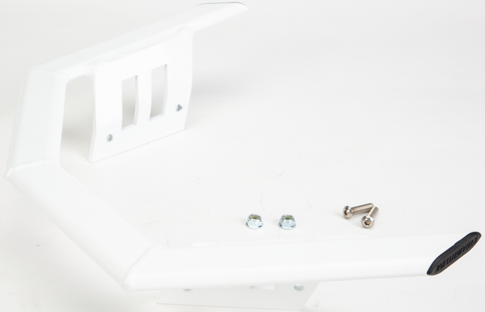 BOTTOM WING WHT A/C POL YAM FRONT BUMPER S/M 182-113-WHITE image 1