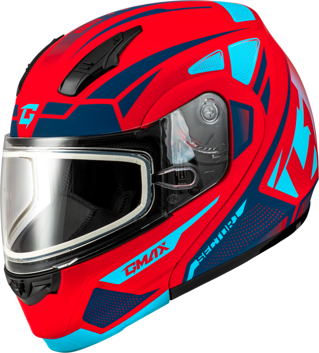 MD-04S SECTOR SNOW HELMET MATTE RED/BLUE  XS M2043993 image 1